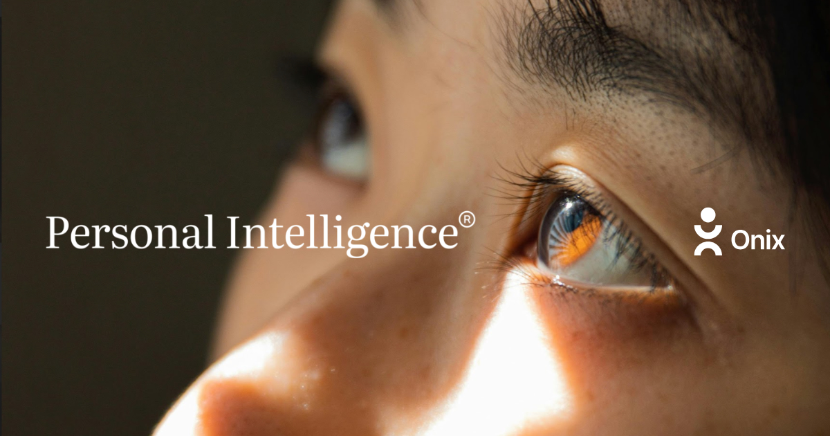 Onix Introduces Personal Intelligence: AI Built on Trusted Experts, Not the Average Internet